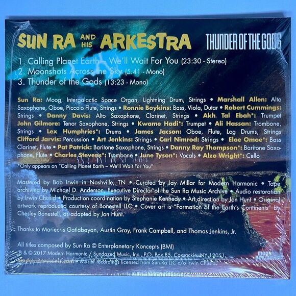 Sun Ra And His Arkestra – Thunder Of The Gods – Compact Disc, CD, NEW Jazz - Picture 3 of 3